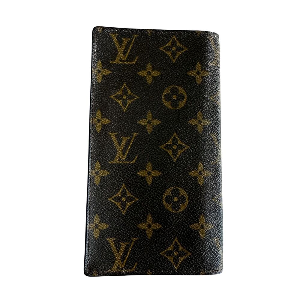 Louis Vuitton monogram long wallet passport card holder unisex authentic with C - Picture 3 of 7